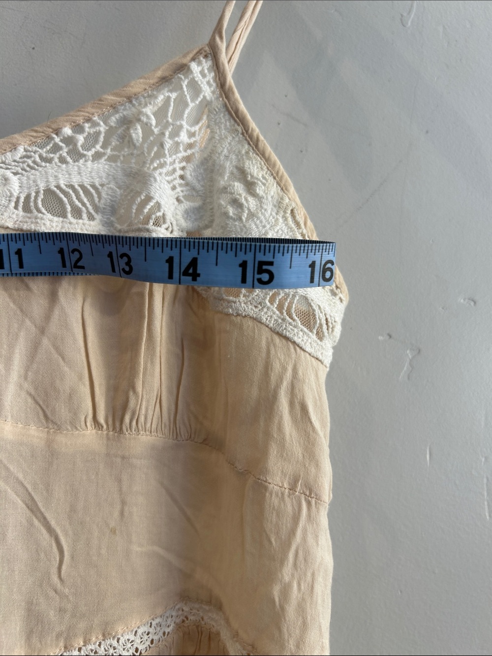 Free People Lace Cream Babydoll Top - Picture 4 of 7